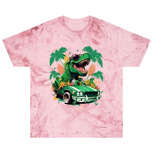 St Patricks Day Dinosaur Monster Truck Trex Blast T Shirts