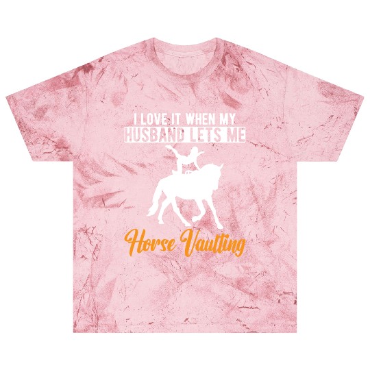 Funny Equestrian Horse Vaulting Wife Blast T Shirts