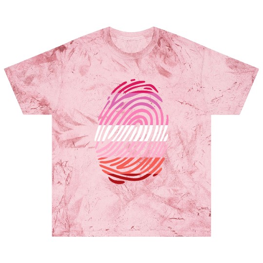 Lesbian Fingerprint Blast T Shirts