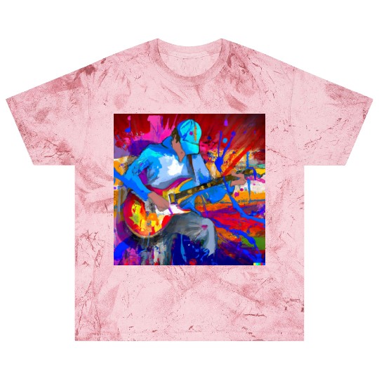 Guitar Player Graffiti Art Blast T Shirts