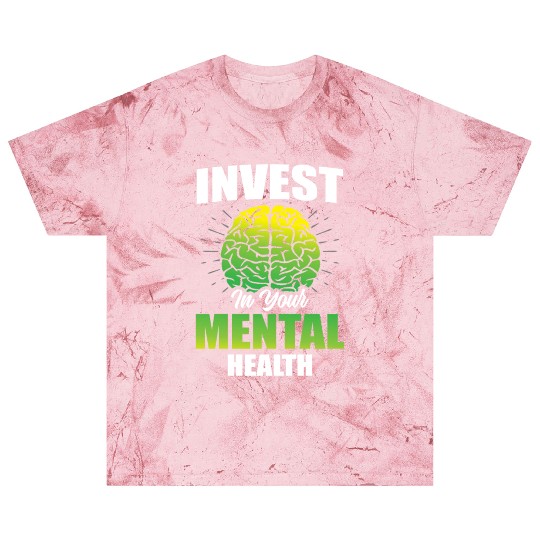 Invest In Your Mental Health Awareness Depression Blast T Shirts