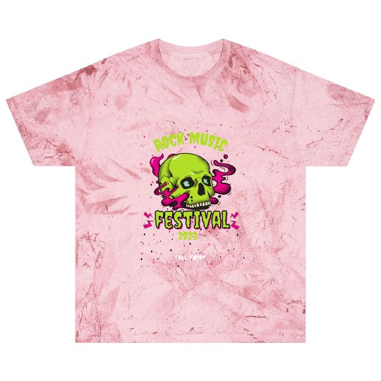 Skull Givin' Raspberry Dk , Rock music Blast T Shirts