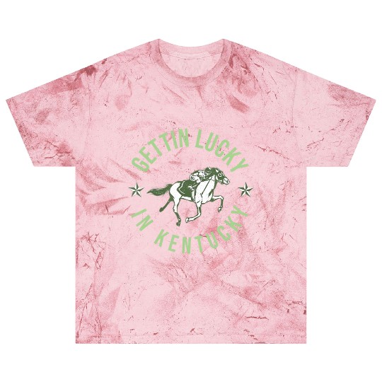 Funny Derby Vintage Getting Lucky In Kentucky Hor Blast T Shirts