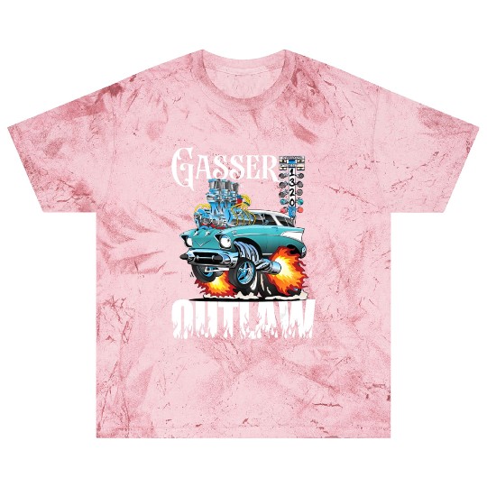 Gasser Outlaw Class Vintage Drag Racing Race Car Blast T Shirts