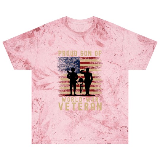 Proud Son of World War 2 Veteran Blast T Shirts