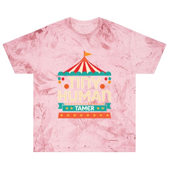 Tiny Human Tamer Kindergarten Teacher Mom Dad Blast T Shirts