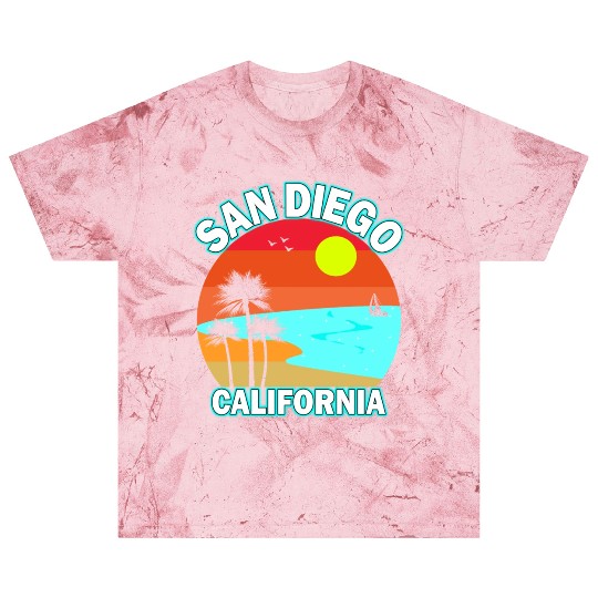 San Diego California Vintage Christmas Sailors Blast T Shirts