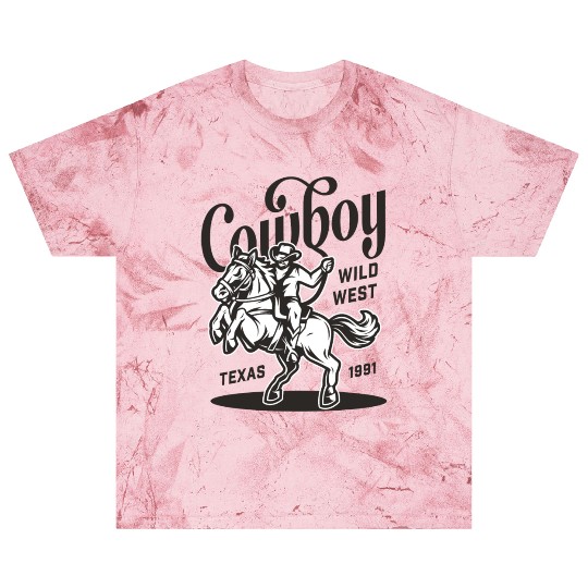COWBOY WILD WEST TEXAS 1991 Blast T Shirts