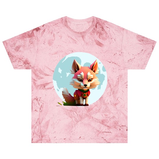 Wolf howling at the moon graphic Blast T Shirts