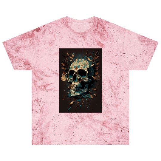 Skull Dia de los Muertos Halloween Tattoo Gift Blast T Shirts