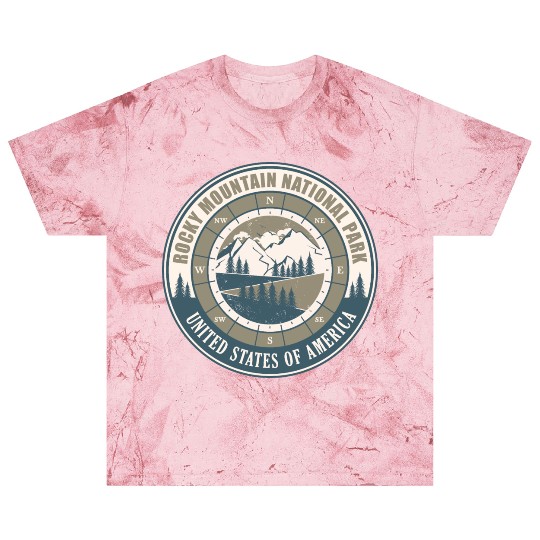 Rocky Mountain National Park US Vintage Hiking Blast T Shirts