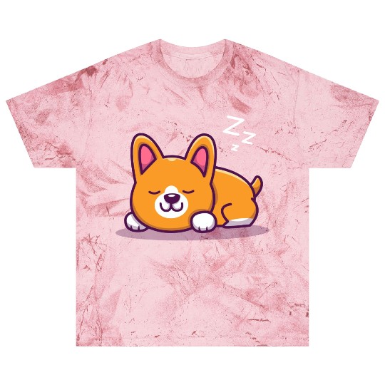 Cute Corgi Sleeping Blast T Shirts