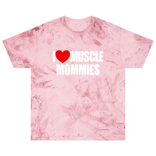 I Love Muscle Mommies Red Heart Muscle Mommies Blast T Shirts