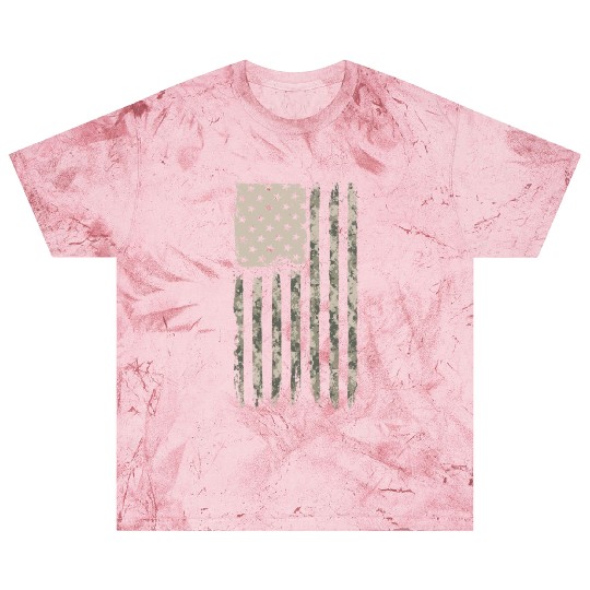 Camouflage American Flag Desert Camo USA Flag Blast T Shirts