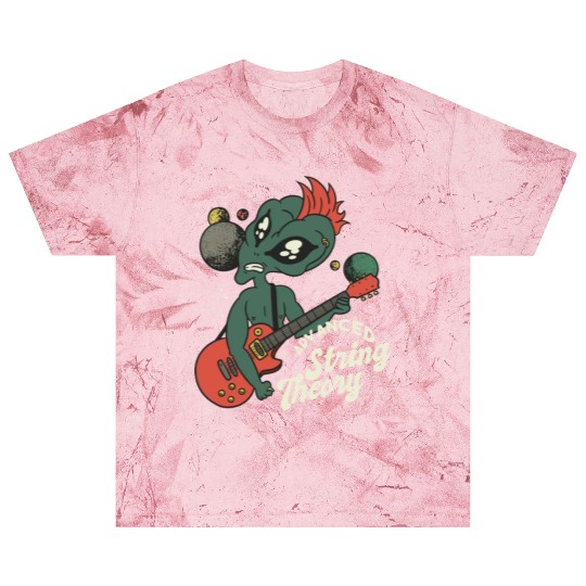 Alien Guitar Nerd Ufo Punk String Theory Blast T Shirts
