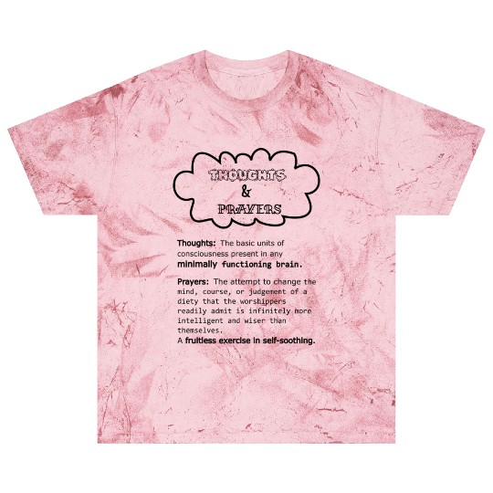 Thoughts and Prayers BLK Blast T Shirts