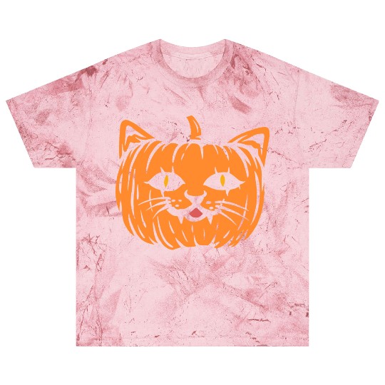 Scary Cat Pumpkin Halloween Blast T Shirts