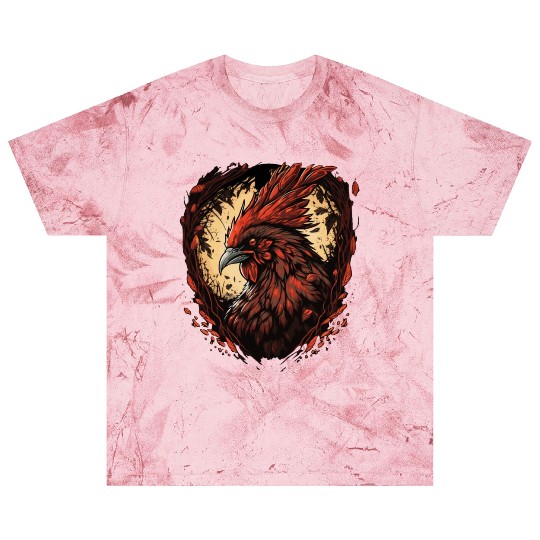 Funny Horror Chicken True Crime Farm Animal Phobia Blast T Shirts