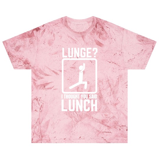 Funny Gym, Workout Top, Lunge Lunch Stick Figure Blast T Shirts