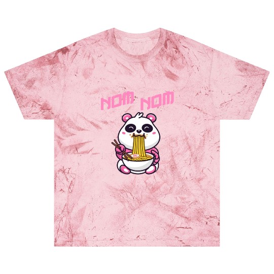 Nom Nom China Japan Panda Ramen Noodles Noodle Fan Blast T Shirts