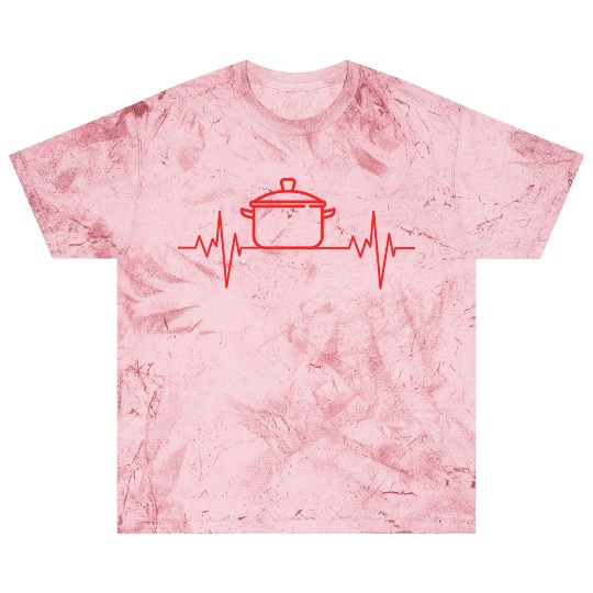 Passion Cooking / Eating / Baking Heartbeat ECG Blast T Shirts