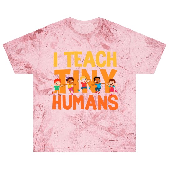 I Teach Tiny Humans Preschool Teacher Blast T Shirts