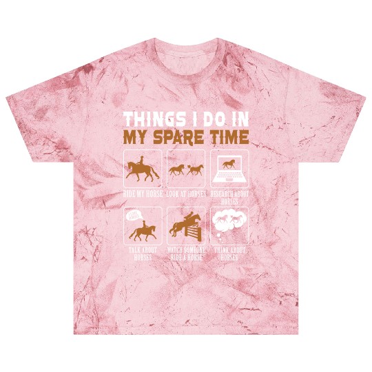 Horse Lover Equestrian Riding Things I Do In My Blast T Shirts