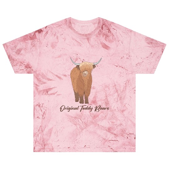 Original Teddy Bears Highland Cow Scottish Cattle Blast T Shirts