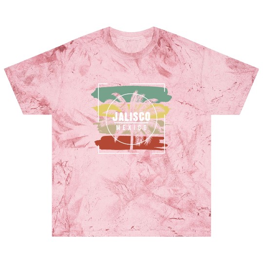 Jalisco Mexico Artistic Palm Tree Retro Blast T Shirts
