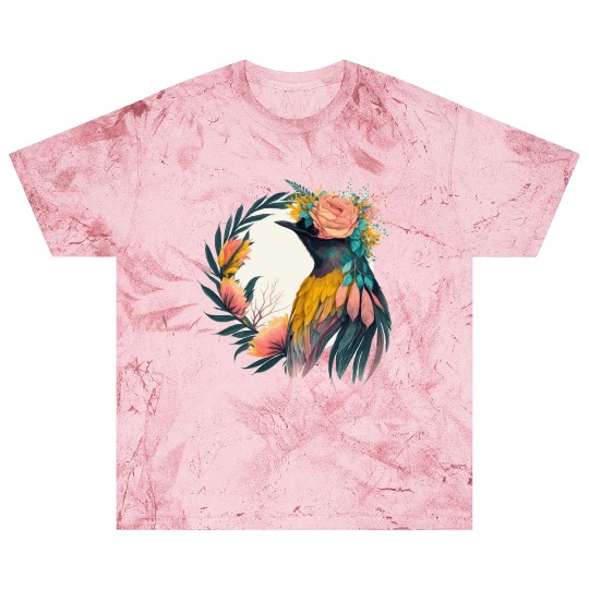 Cute Bird Of Paradise Bird Flower Crown Pet Birds Blast T Shirts