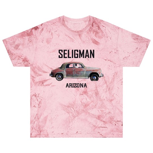 Old car city of Seligman in Arizonna, US Route 66 Blast T Shirts