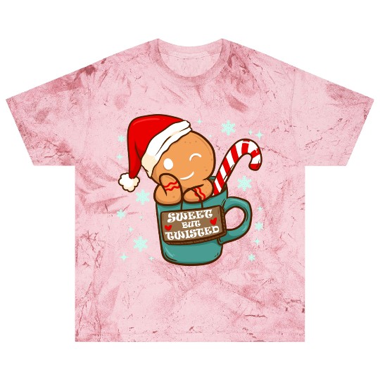 Sweet But Twisted Christmas Candy Cane Gingerbread Blast T Shirts