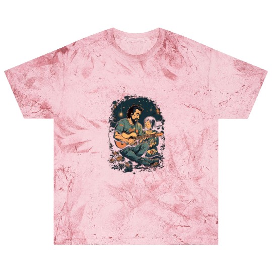 Guitarist Dad Guitar Player Father and Daughter Blast T Shirts