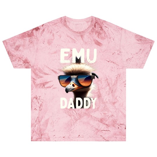 Emu Daddy Ostrich Bird Love Emus Fathers Day Emu Blast T Shirts