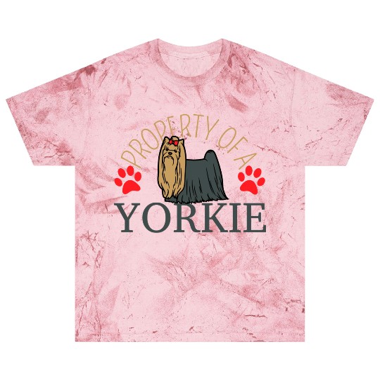Property Of A Yorkie Yorkshire Lover Blast T Shirts