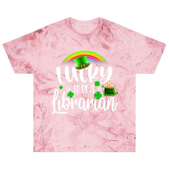 Irish Lucky To Be A Librarian St Patricks Day Blast T Shirts
