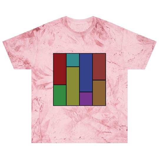 Abstract modern art color combination in geometry Blast T Shirts