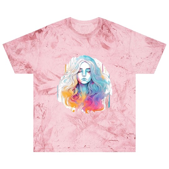 Glimmering Holographic Girl The Future is Now Blast T Shirts