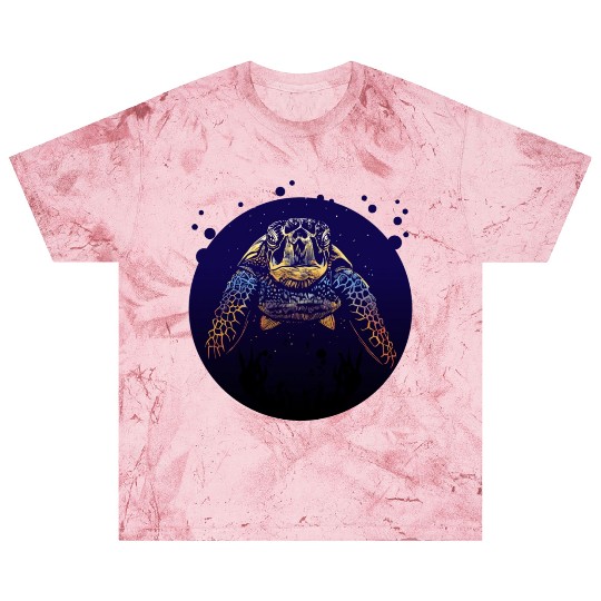 Sea Life - Colorful Sea Turtle Blast T Shirts