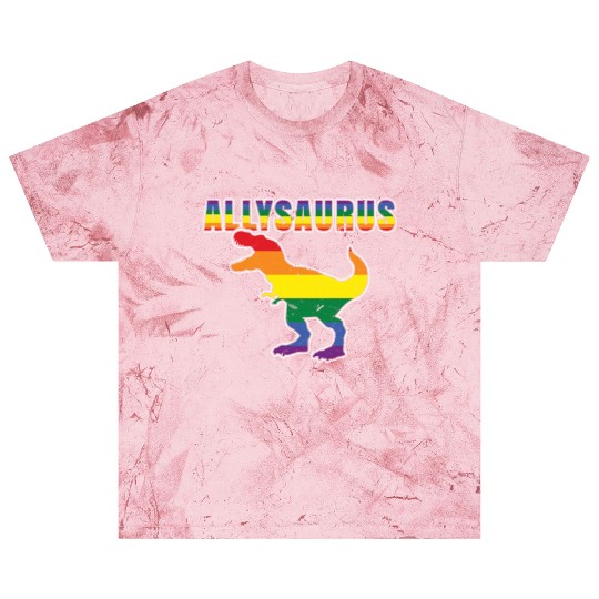 Ally Dinosaur Roar LGBTQ Rainbow LGBT Pride Month Blast T Shirts