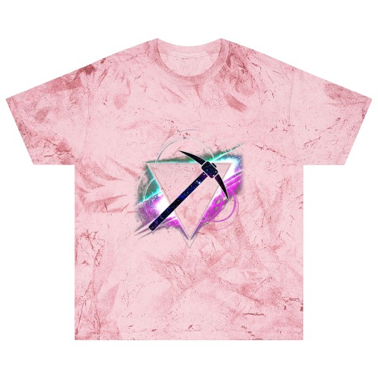 Aesthetic Galaxy Pick Axe Miner Blast T Shirts