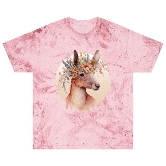Cute Australian Kangaroo Flower Crown Animal Lover Blast T Shirts