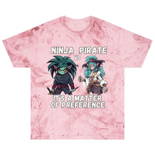 Ninja vs Pirate, Preference Blast T Shirts