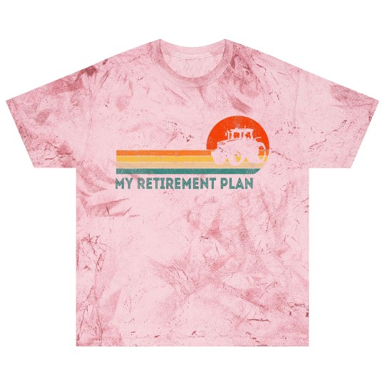Funny Retired My Retirement Plan Farming Farmer Blast T Shirts