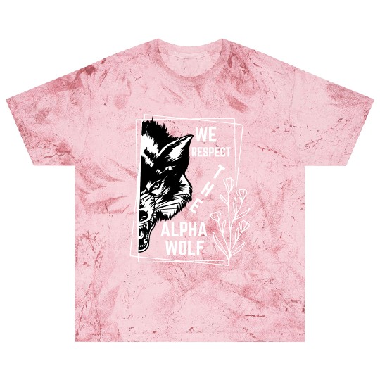 We Respect The Alpha Wolf Blast T Shirts