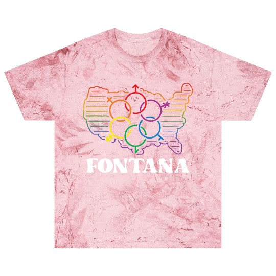 Fontana Pride Month Pride Flag LGBT Community LGBT Blast T Shirts