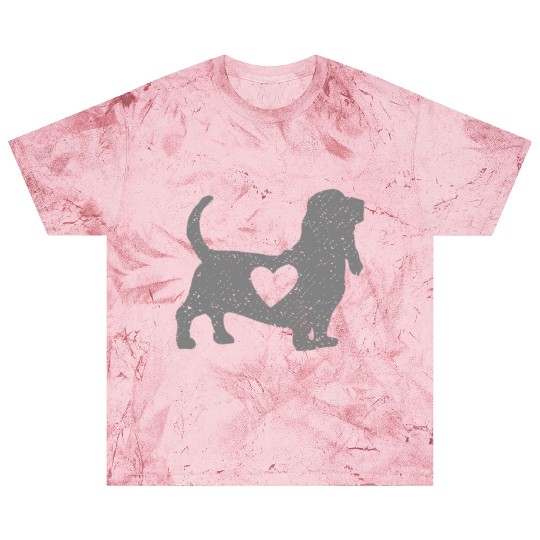 Black Basset hound Blast T Shirts