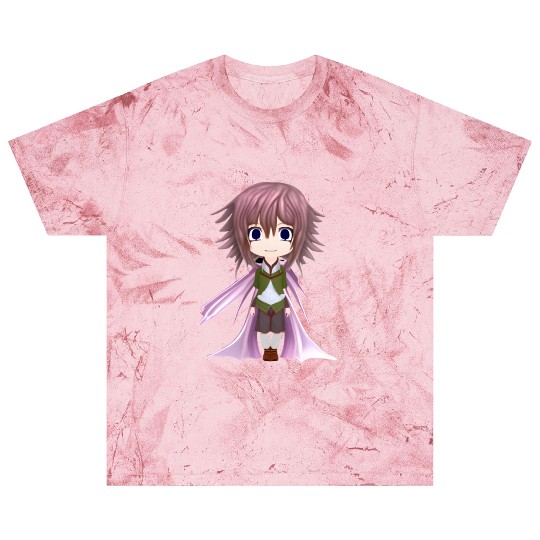 Cue Kawaii Boy with Pink Cloak Blast T Shirts