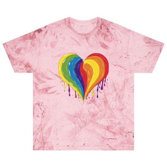 LGBTQ+ Empowerment: Rainbow Heart, Support Gay, Blast T Shirts