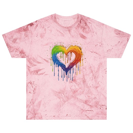 Love Without Limits: LGBTQ+ Rainbow Heart, Blast T Shirts
